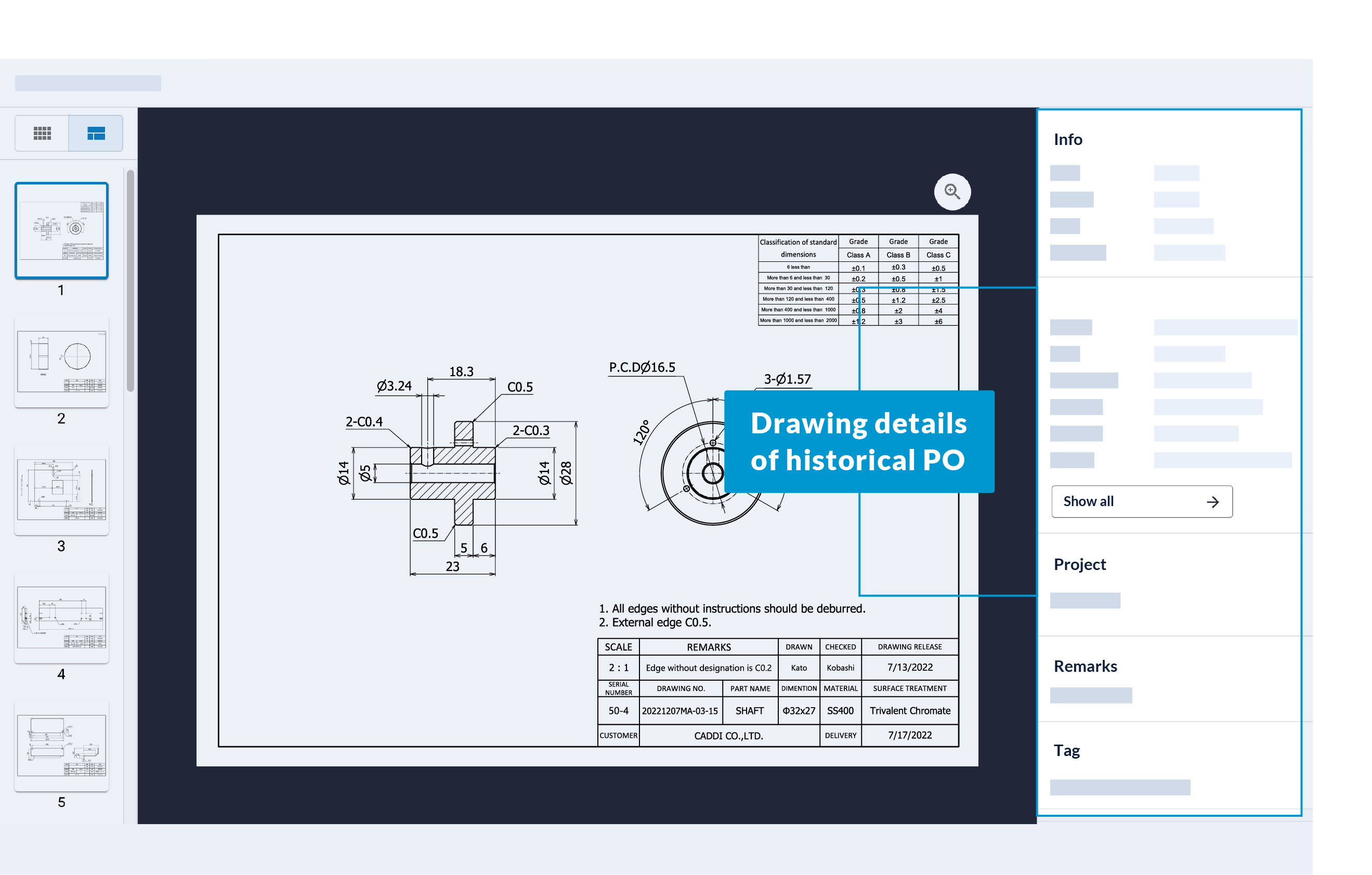 Automatic Drawing Analysis